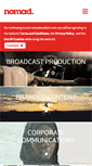 Mobile Screenshot of nomadmediatv.com